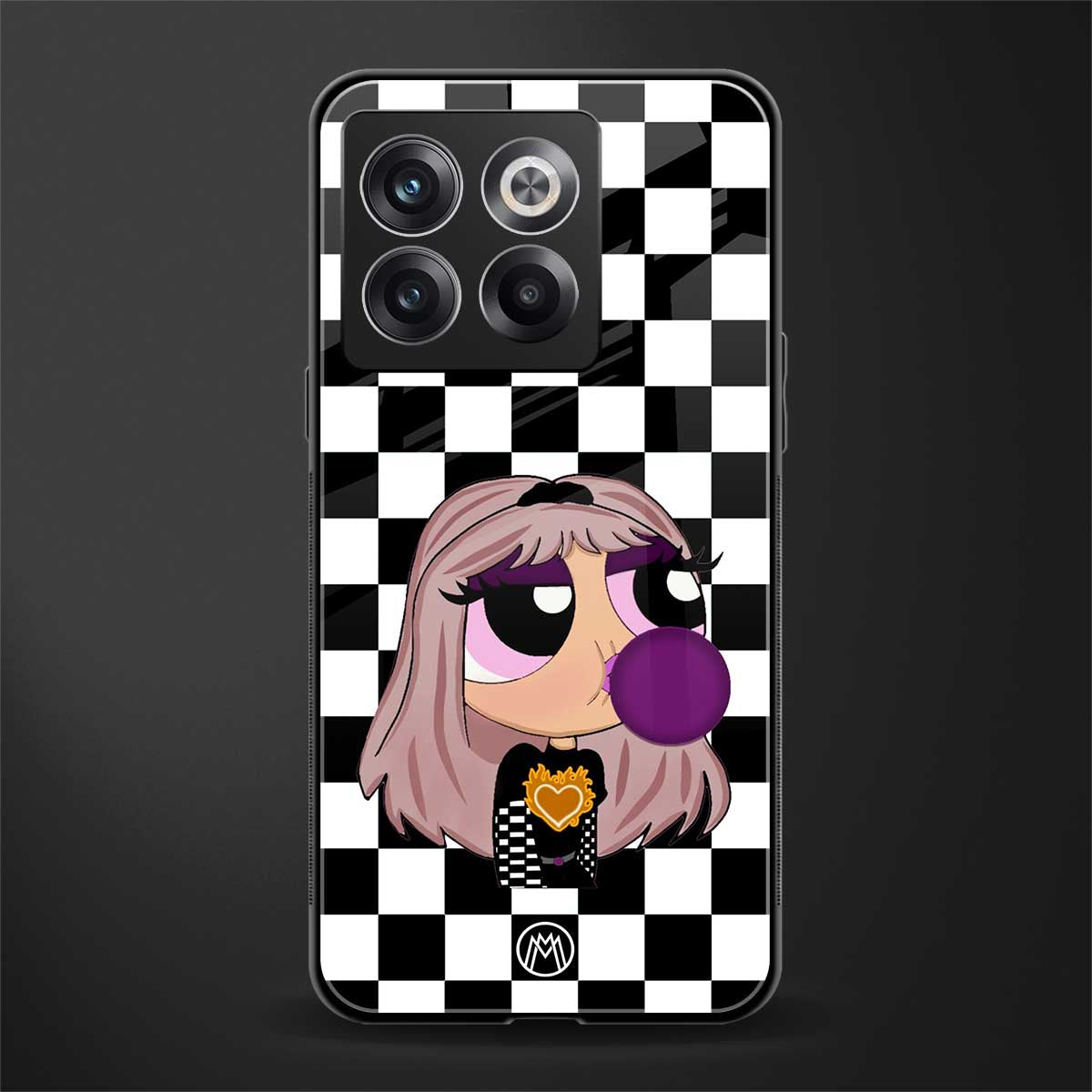 sassy chic powerpuff girls back phone cover | glass case for oneplus 10t