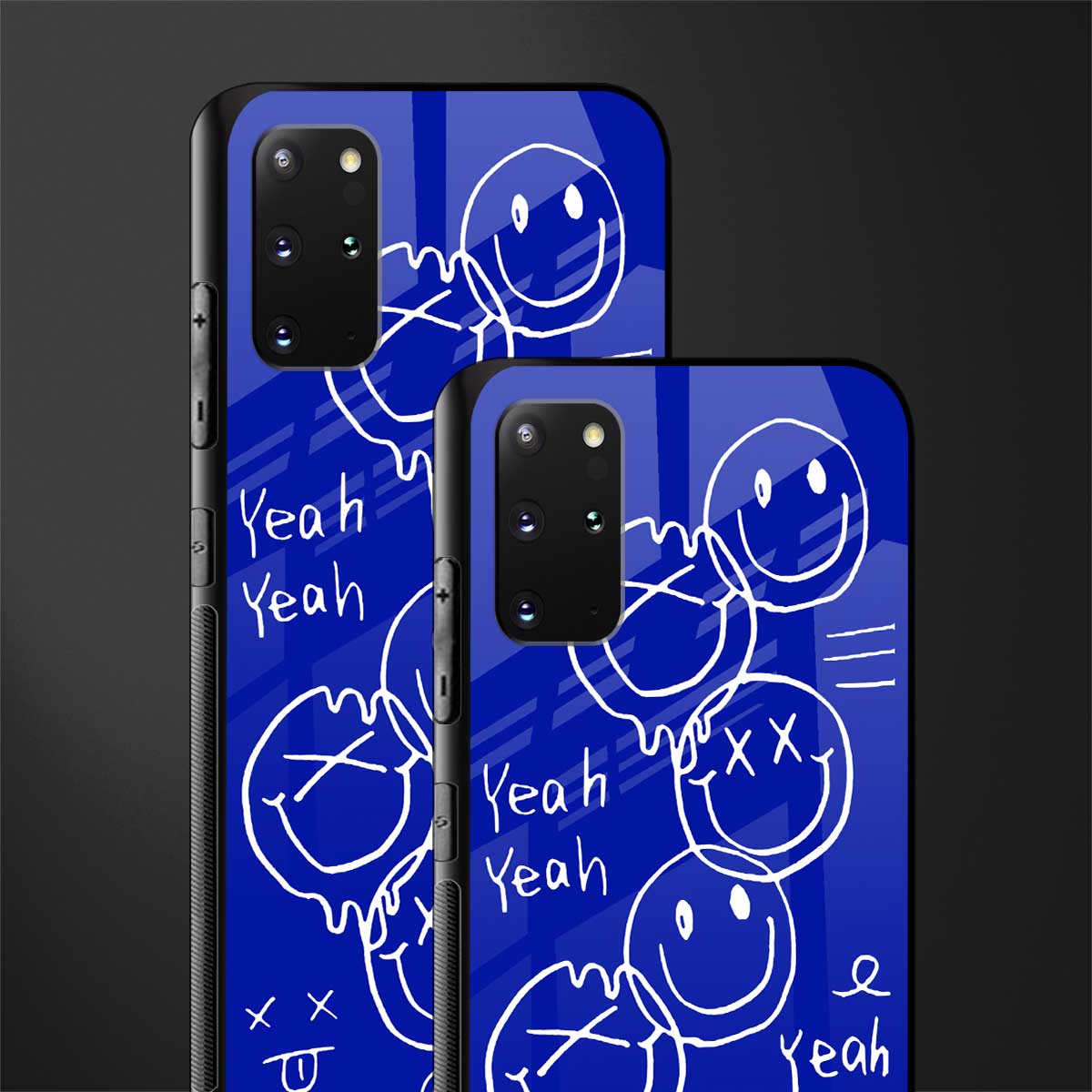 sassy smiley faces glass case for samsung galaxy s20 plus image-2