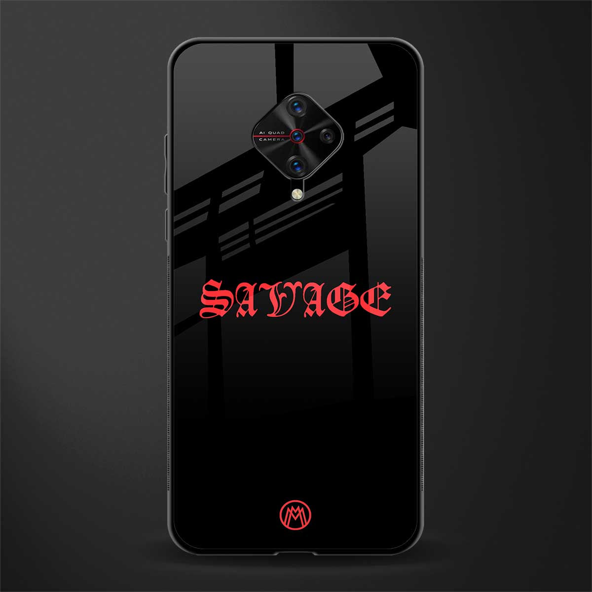 savage glass case for vivo s1 pro image