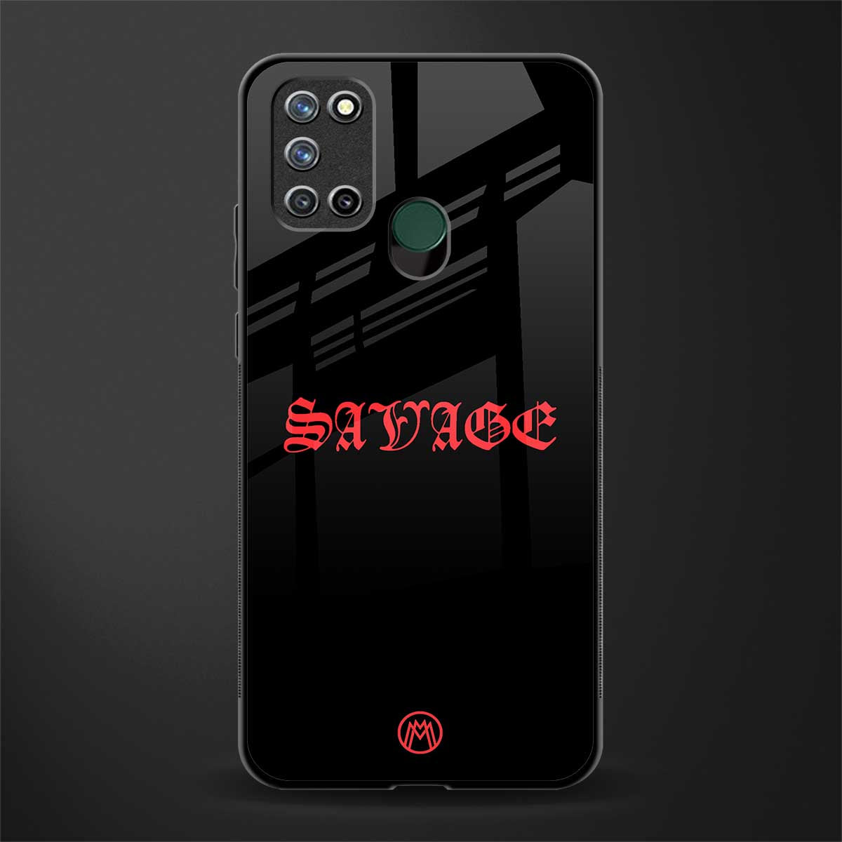 savage glass case for realme 7i image