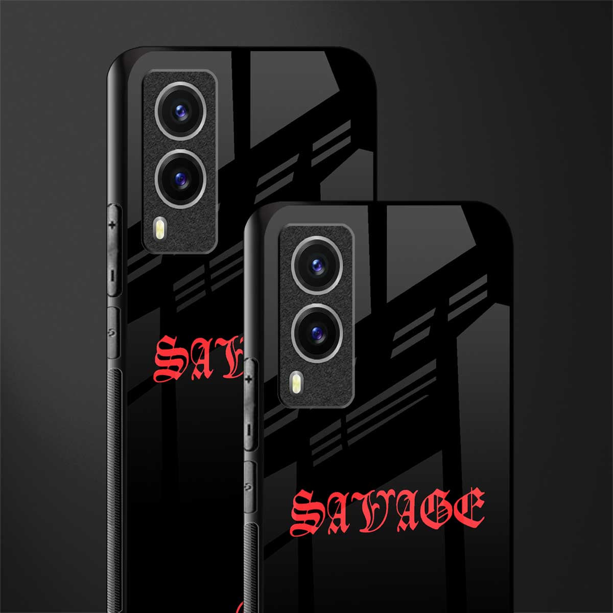 savage glass case for vivo v21e 5g image-2