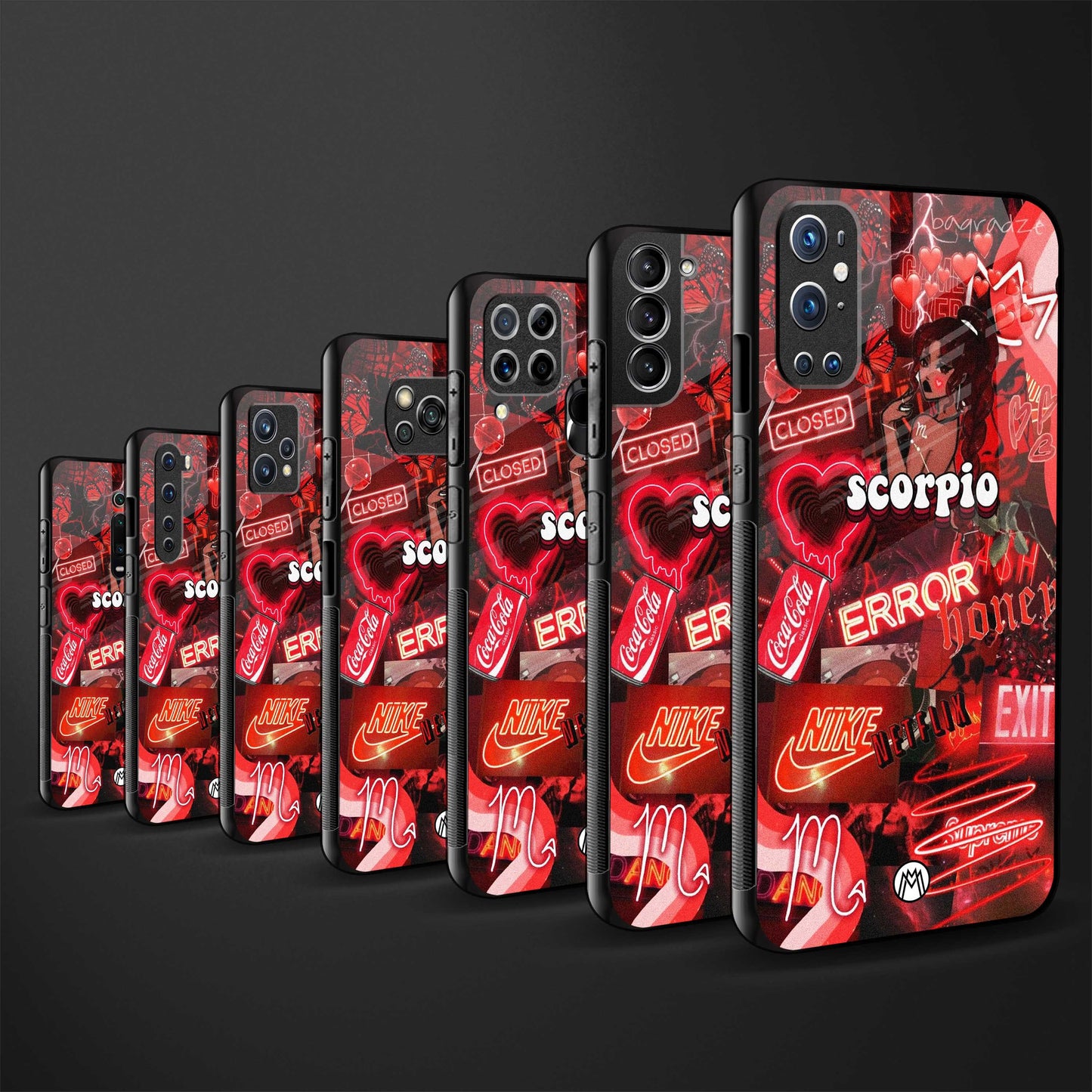 scorpio aesthetic collage glass case for oppo reno 3 pro image-3