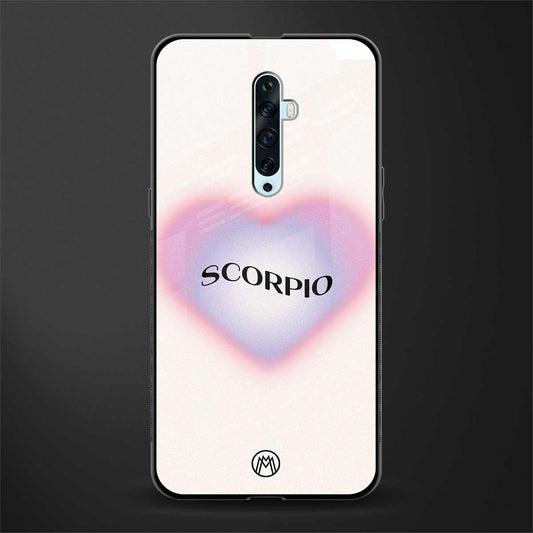 scorpio minimalistic glass case for oppo reno 2f image