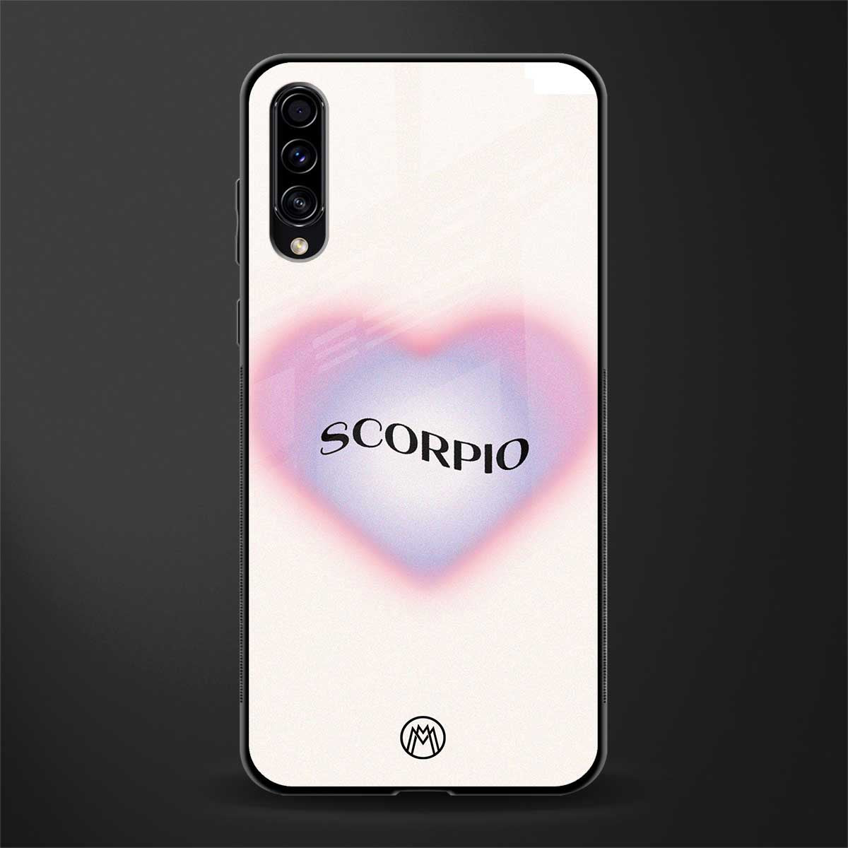 scorpio minimalistic glass case for samsung galaxy a70 image