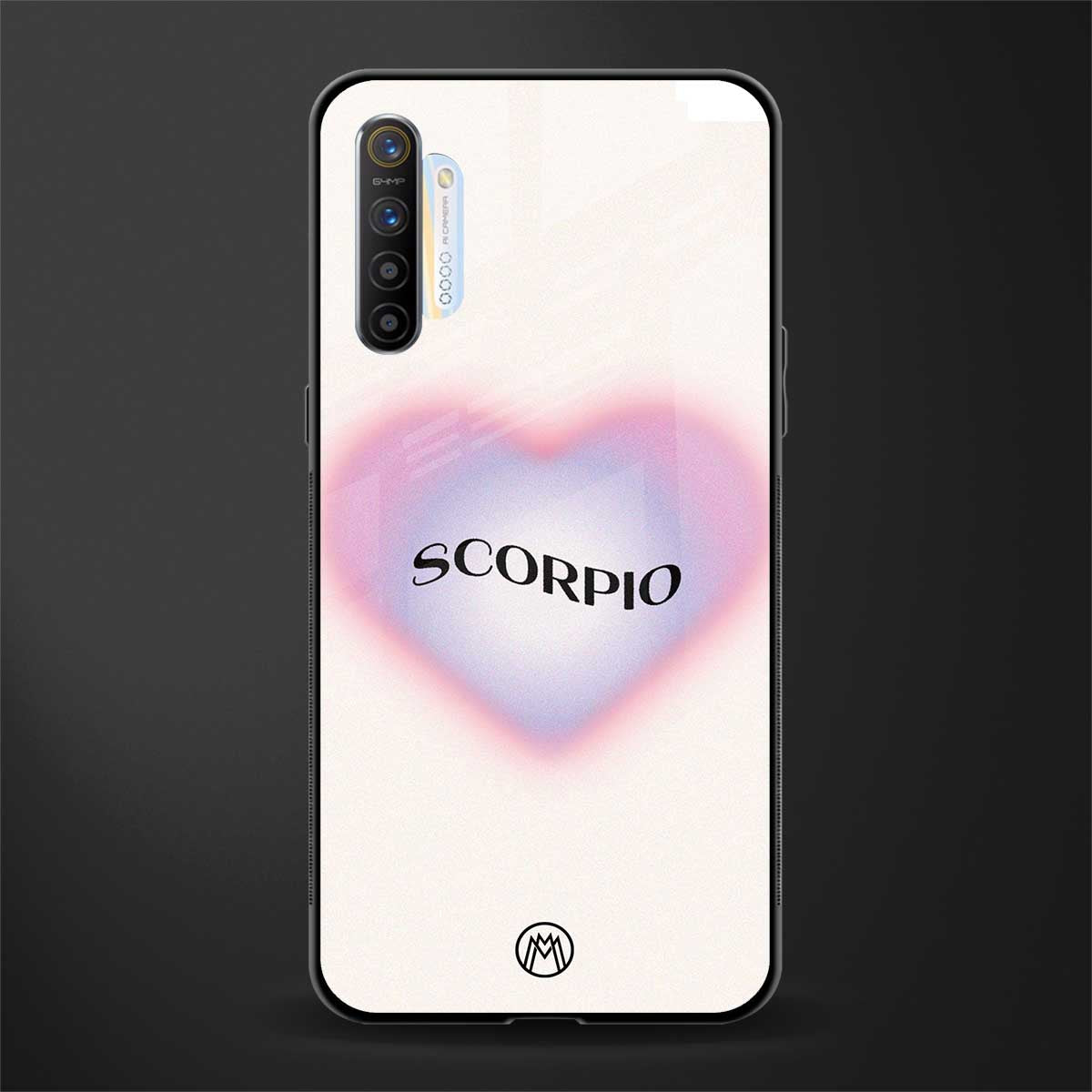 scorpio minimalistic glass case for realme x2 image