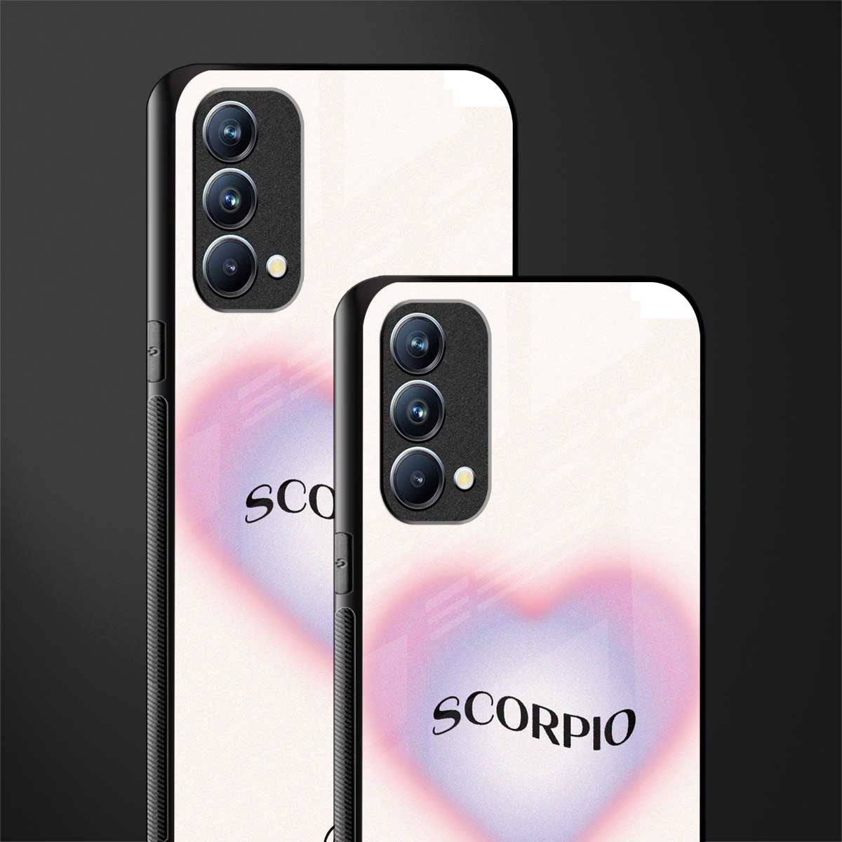 scorpio minimalistic glass case for oppo f19s image-2