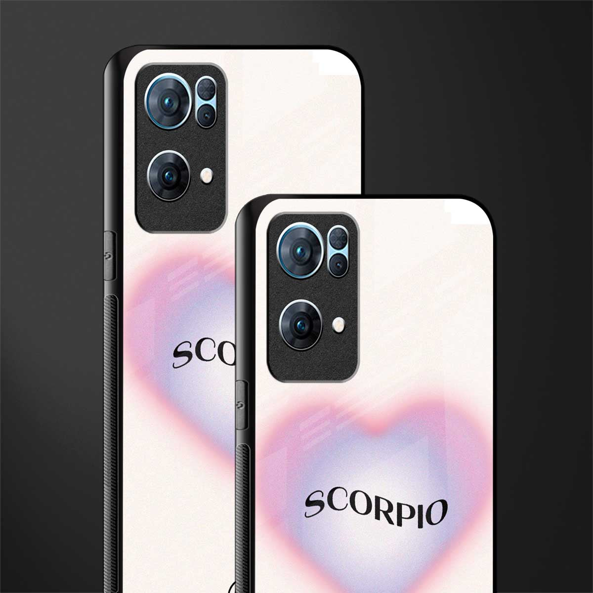 scorpio minimalistic glass case for oppo reno7 pro 5g image-2