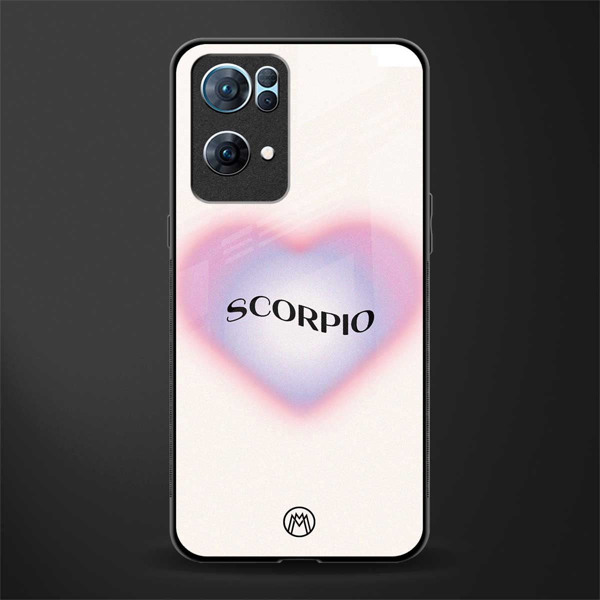 scorpio minimalistic glass case for oppo reno7 pro 5g image