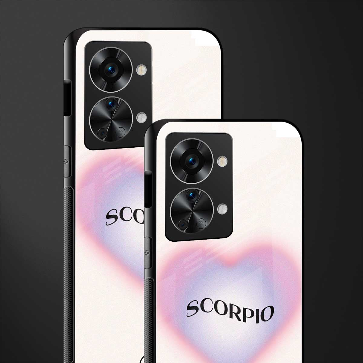 scorpio minimalistic glass case for phone case | glass case for oneplus nord 2t 5g