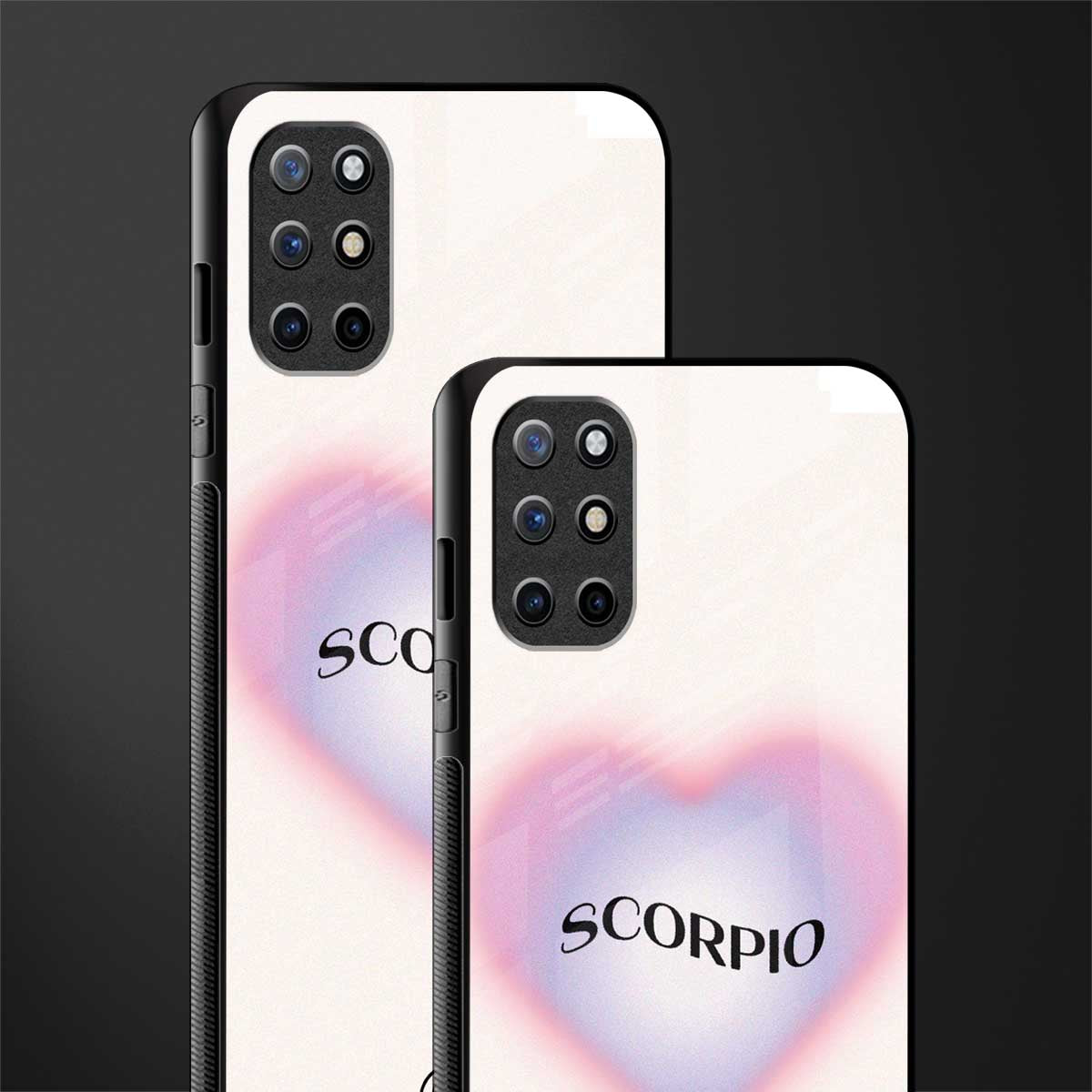 scorpio minimalistic glass case for oneplus 8t image-2