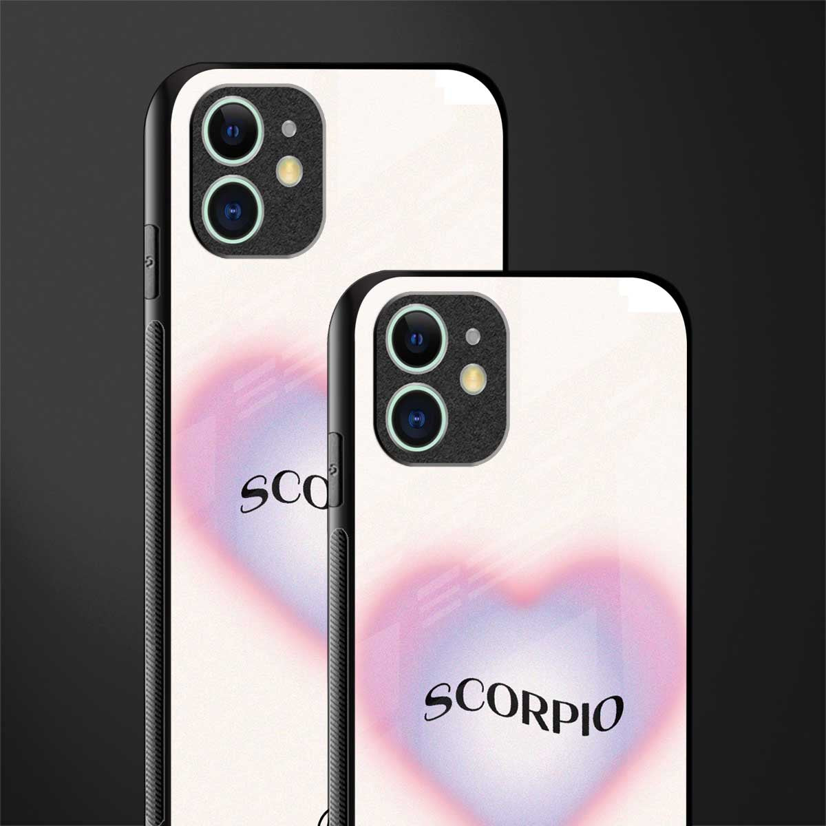 scorpio minimalistic glass case for iphone 11 image-2