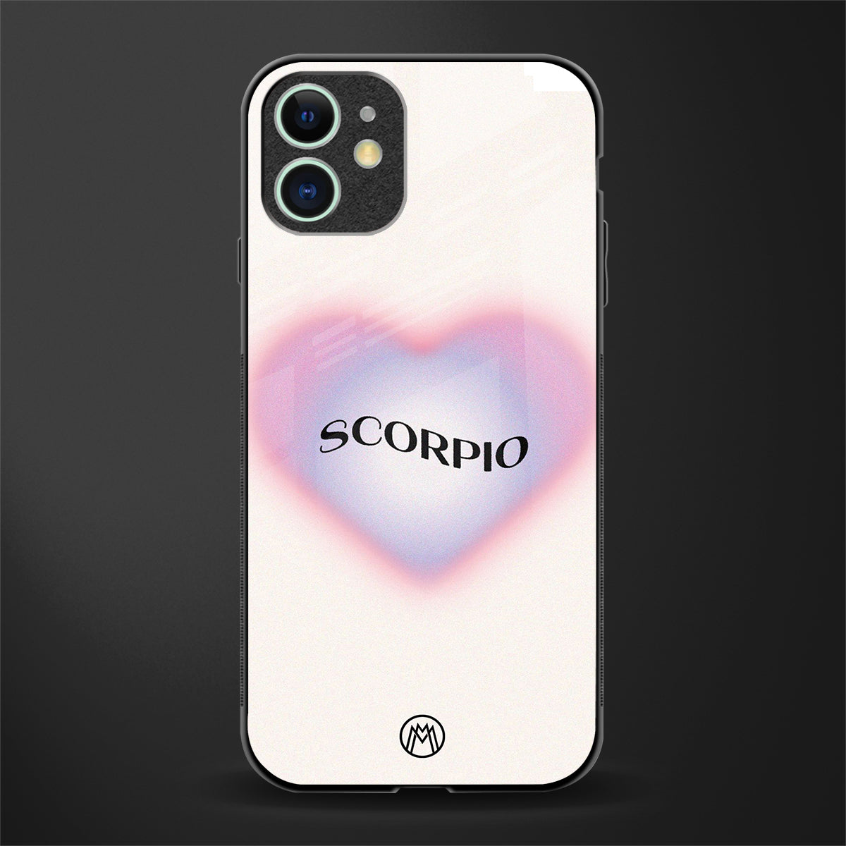 scorpio minimalistic glass case for iphone 11 image