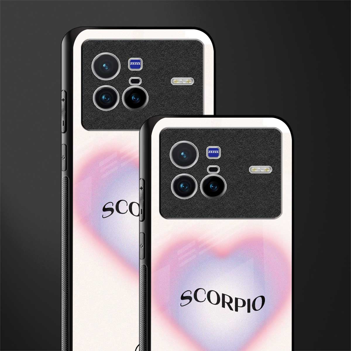 scorpio minimalistic glass case for vivo x80 image-2