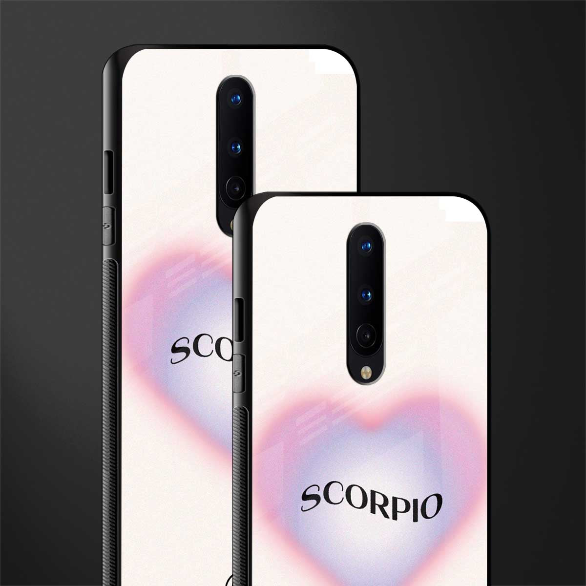 scorpio minimalistic glass case for oneplus 8 image-2
