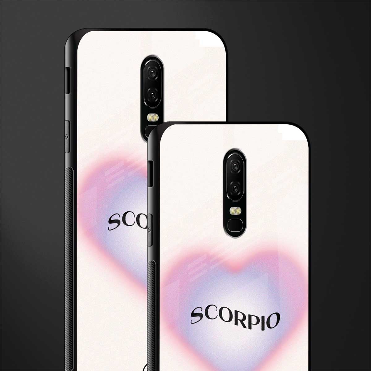 scorpio minimalistic glass case for oneplus 6 image-2