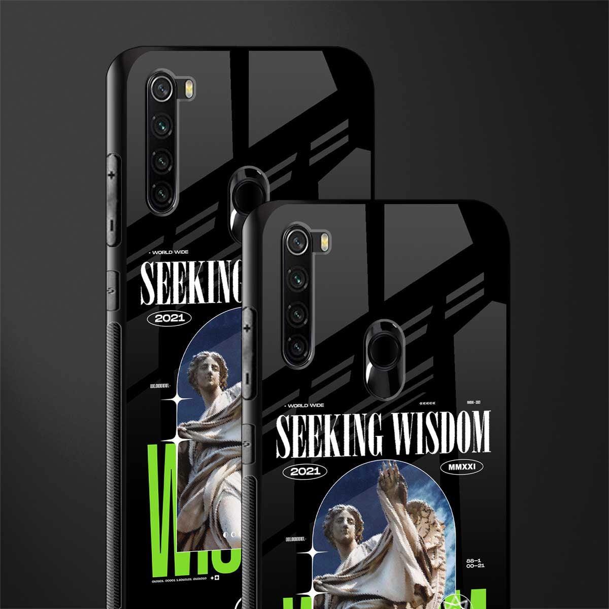 seeking wisdom glass case for redmi note 8 image-2