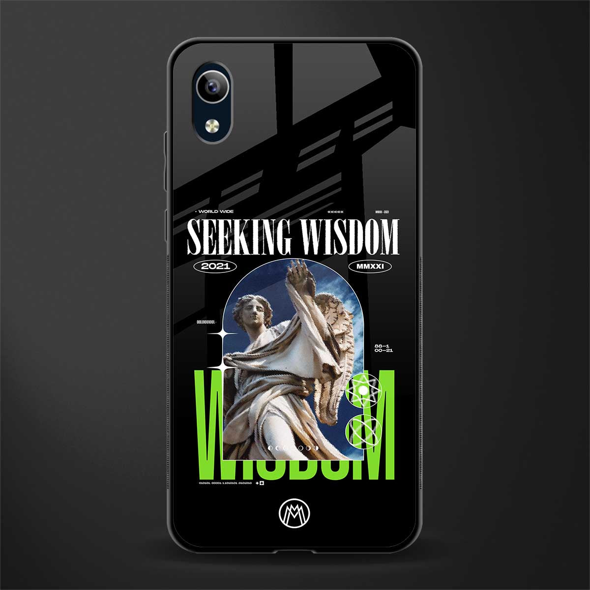 seeking wisdom glass case for vivo y1s without fingerprint image