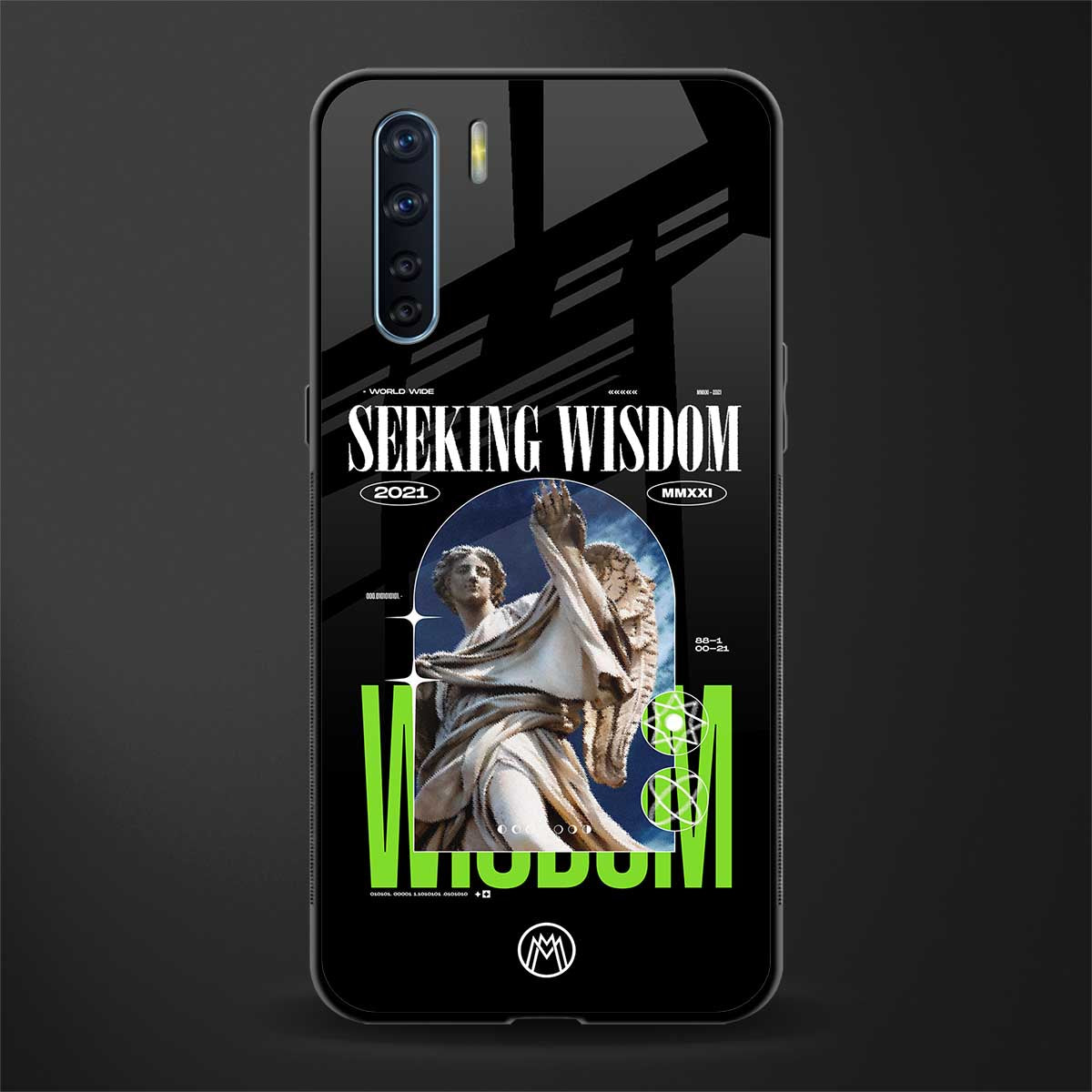 seeking wisdom glass case for oppo f15 image