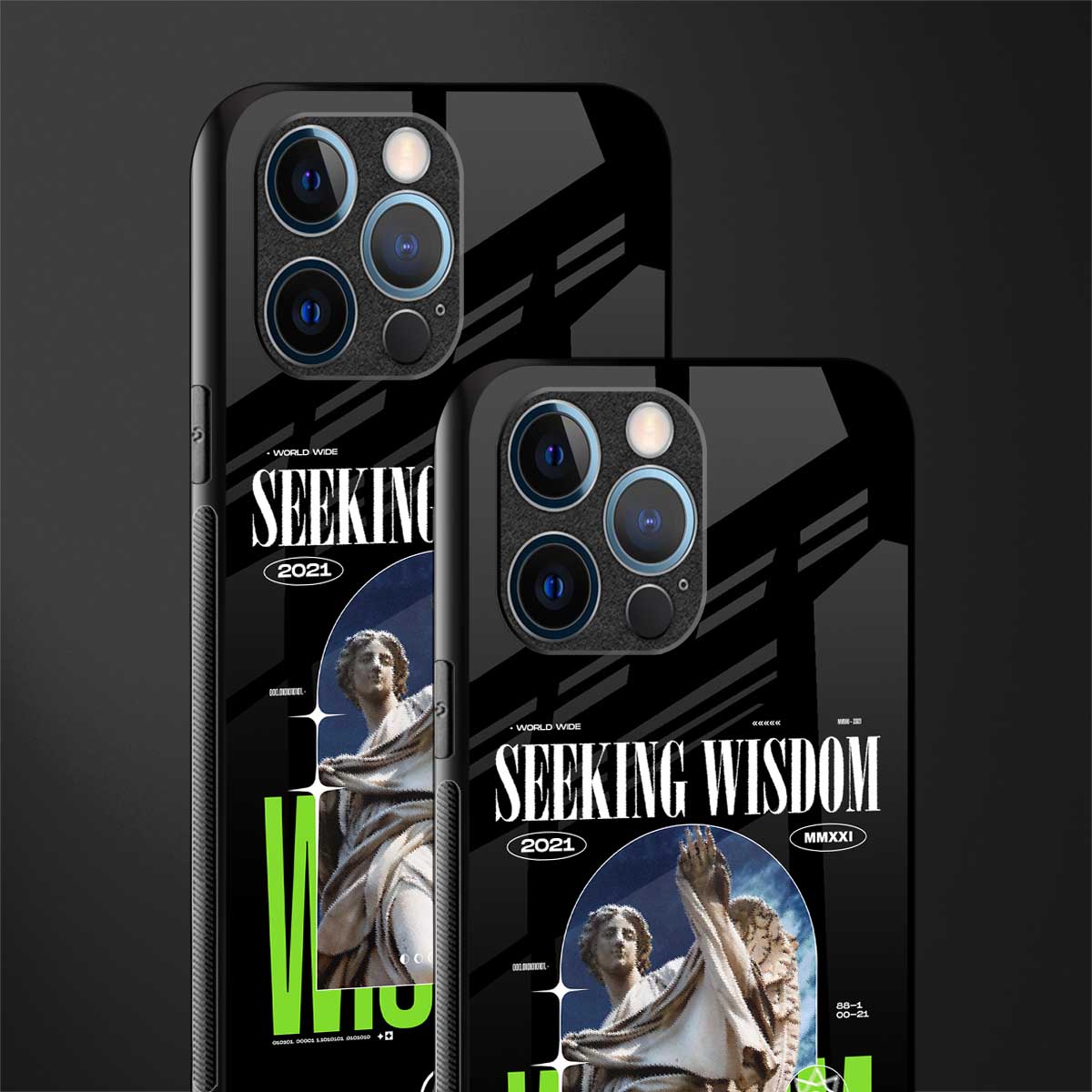 seeking wisdom glass case for iphone 12 pro image-2