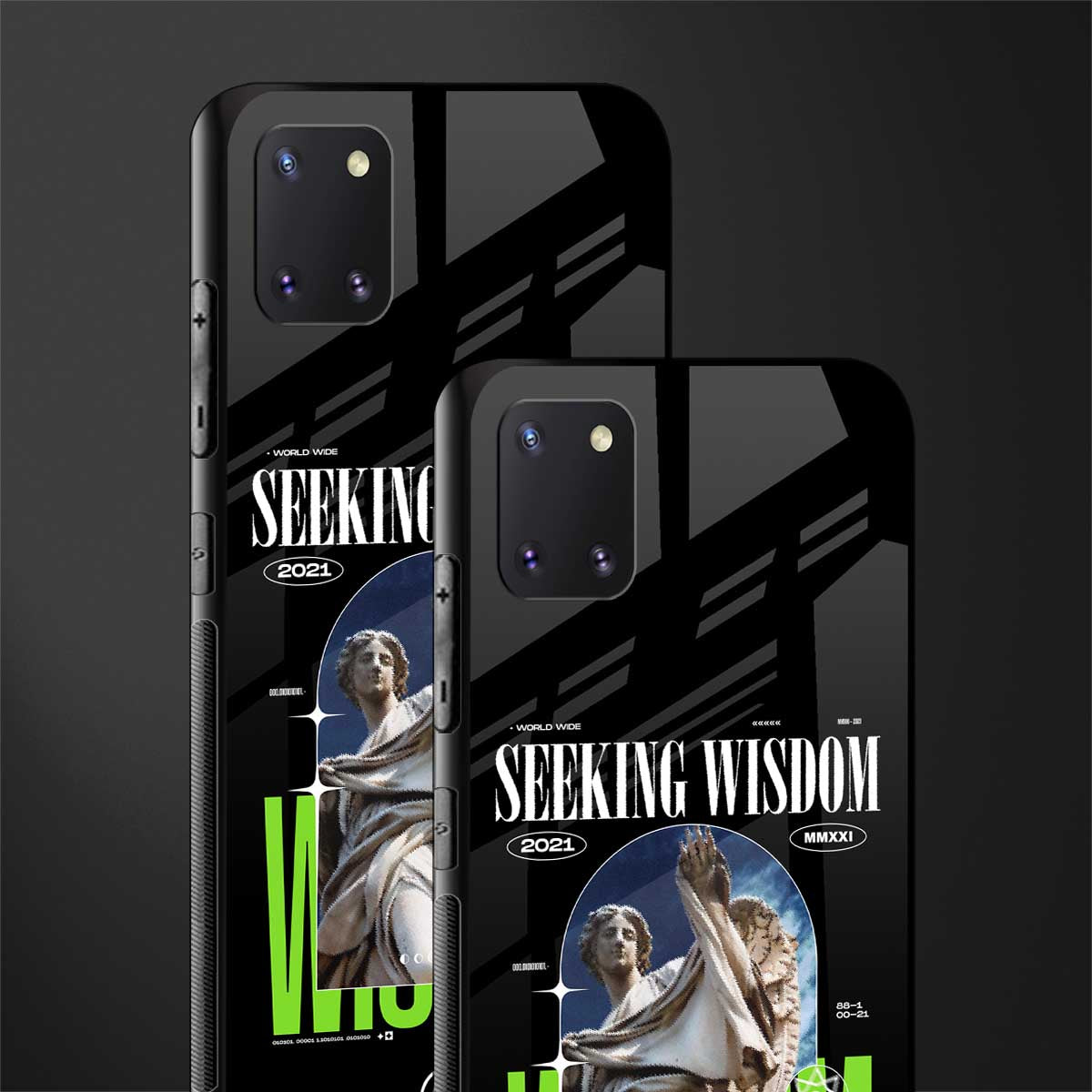 seeking wisdom glass case for samsung a81 image-2