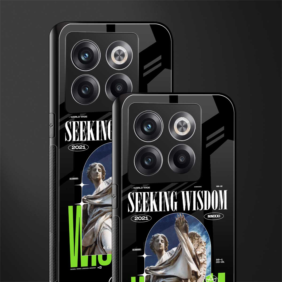 seeking wisdom back phone cover | glass case for oneplus 10t