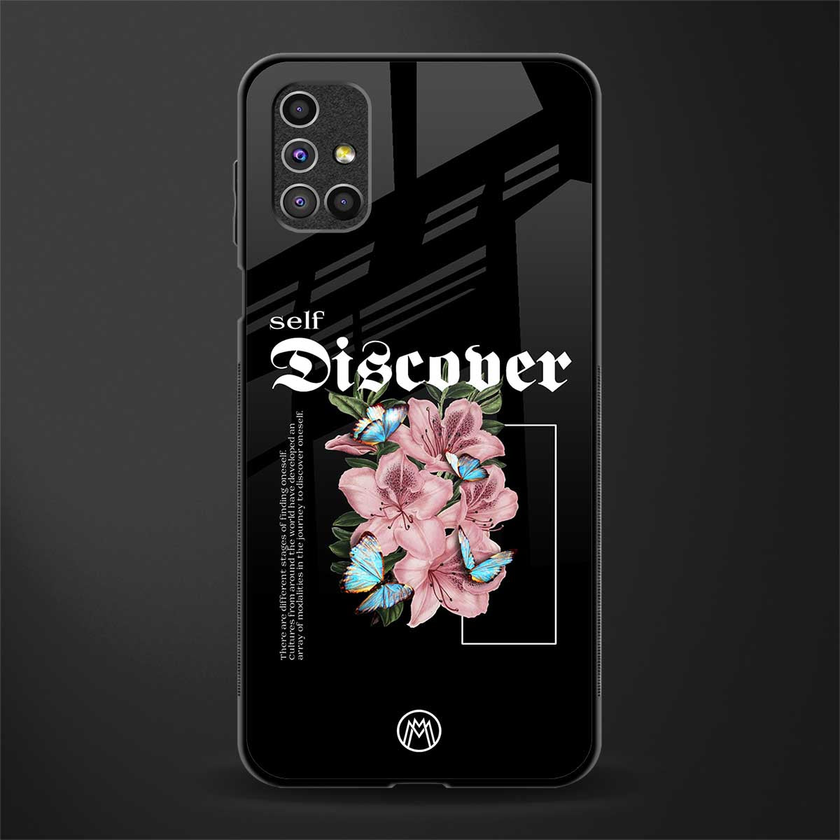 self discover glass case for samsung galaxy m31s image