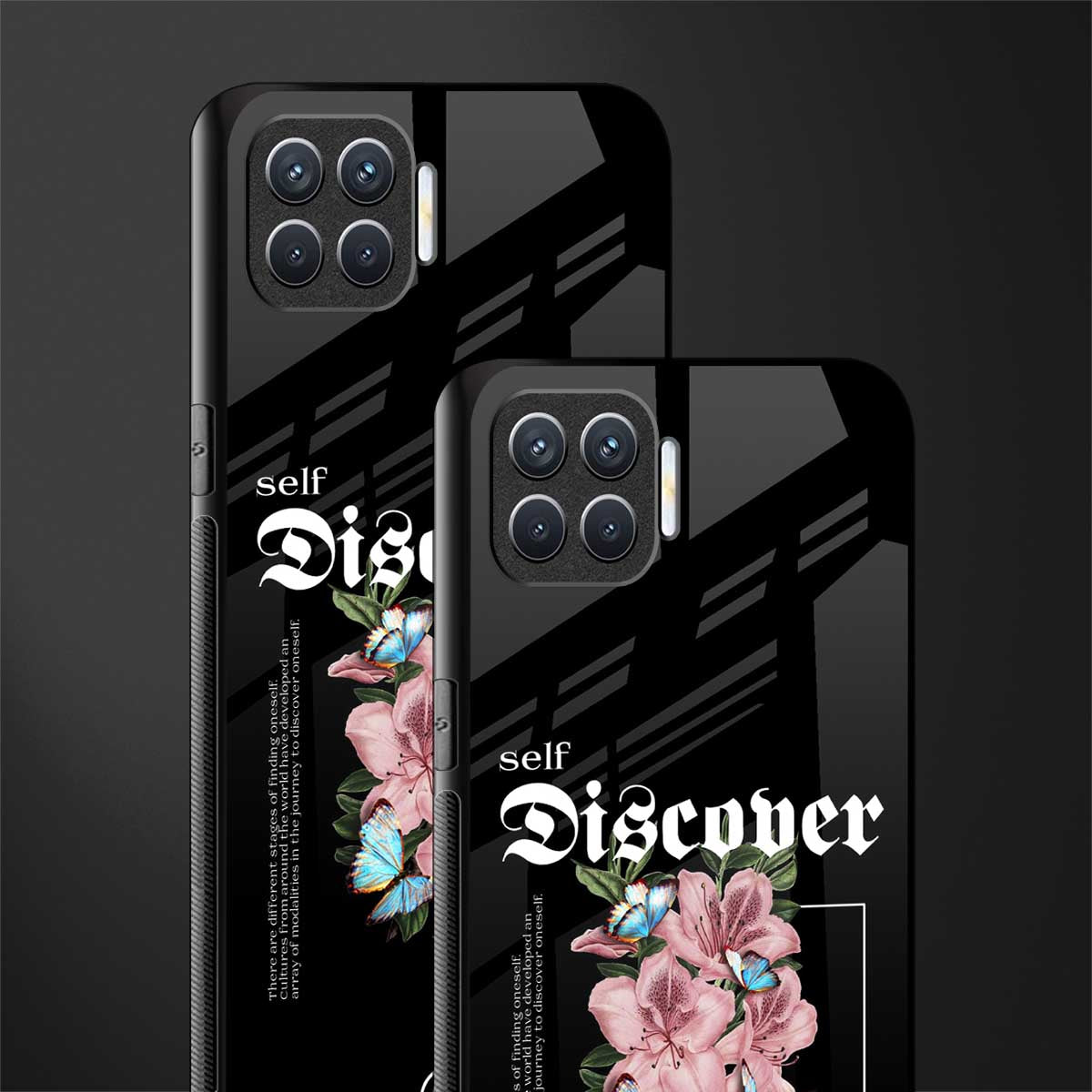 self discover glass case for oppo f17 pro image-2