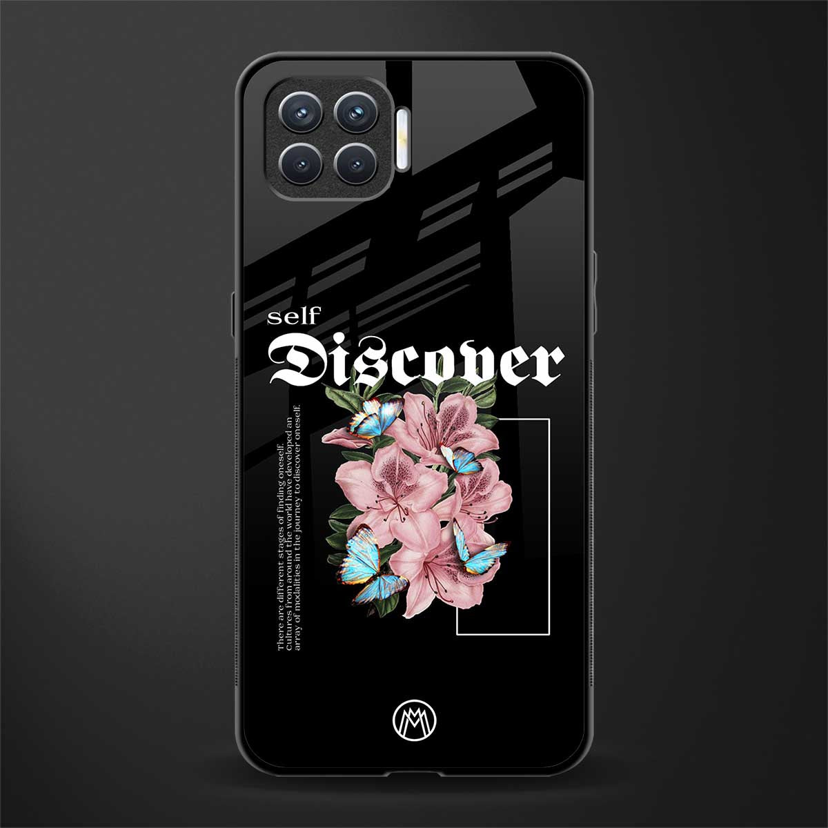 self discover glass case for oppo f17 pro image