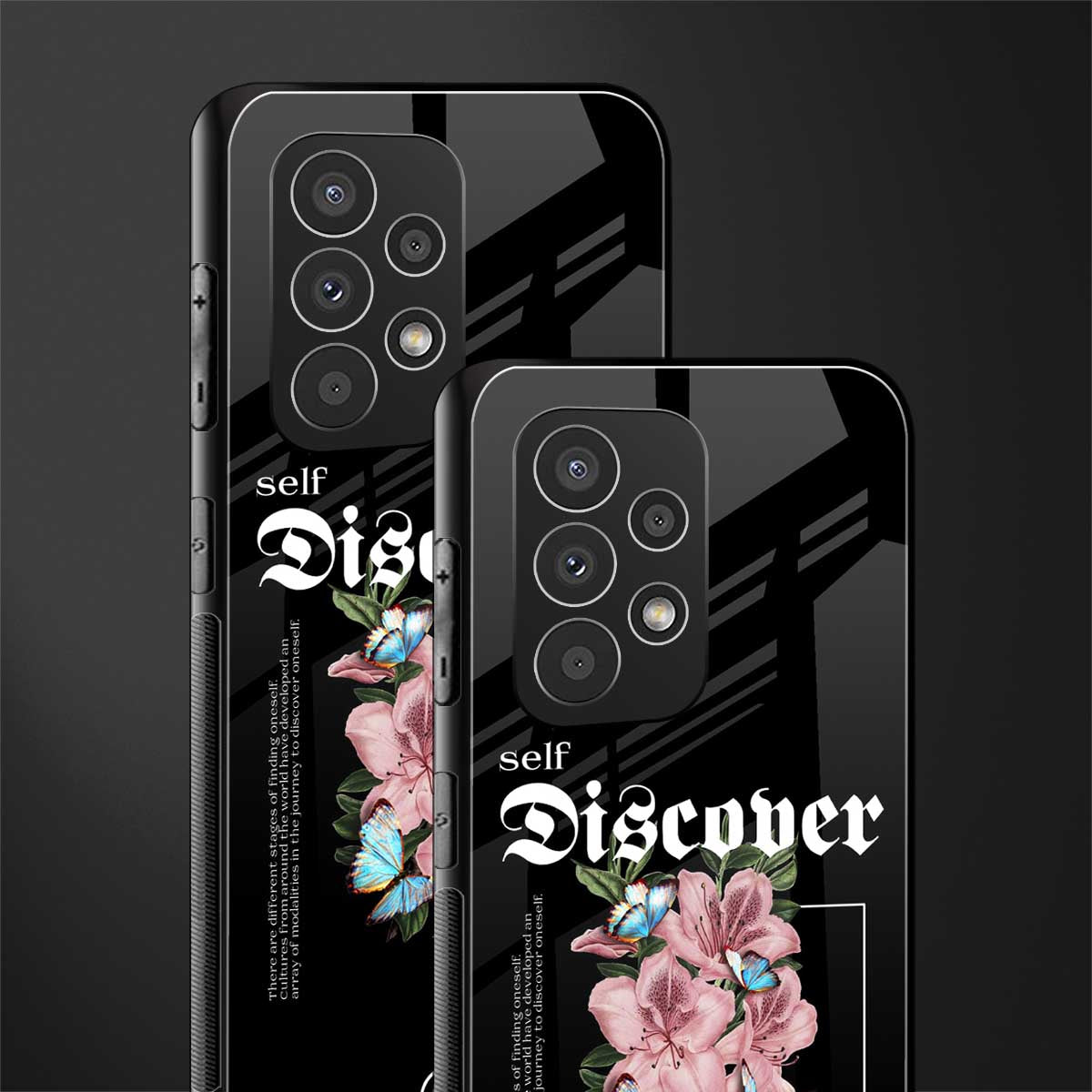 self discover back phone cover | glass case for samsung galaxy a23