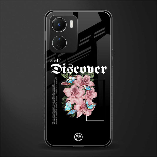 self discover back phone cover | glass case for vivo y16