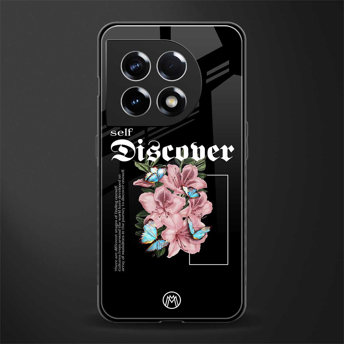 self discover back phone cover | glass case for oneplus 11