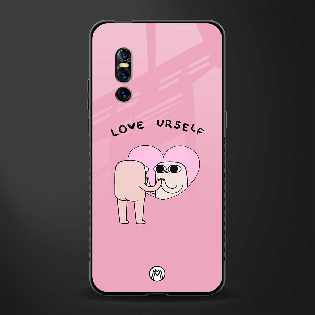 self love glass case for vivo v15 pro image