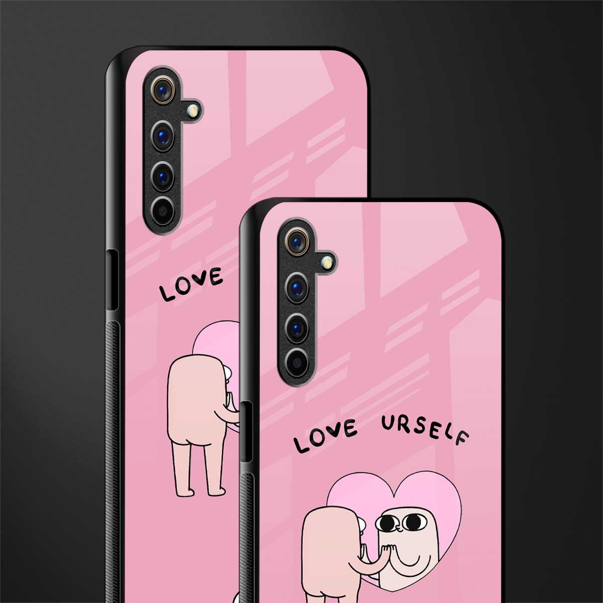 self love glass case for realme 6i image-2