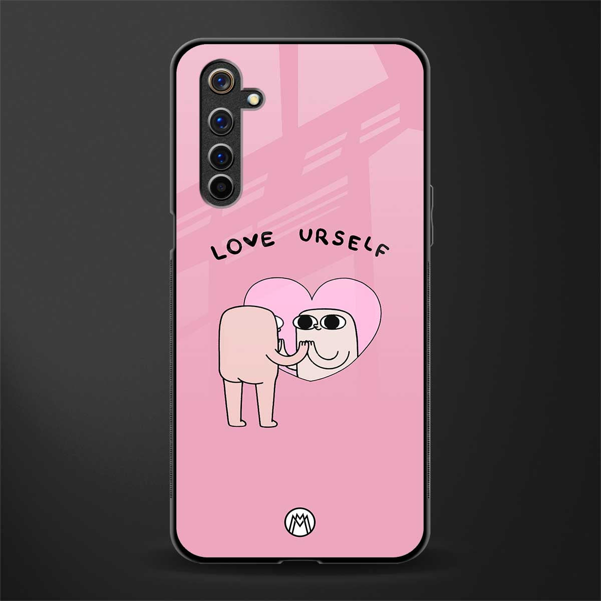 self love glass case for realme 6i image