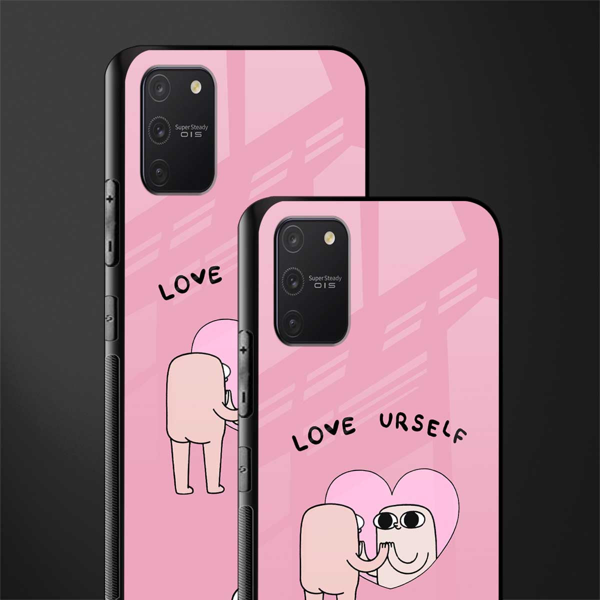 self love glass case for samsung galaxy s10 lite image-2