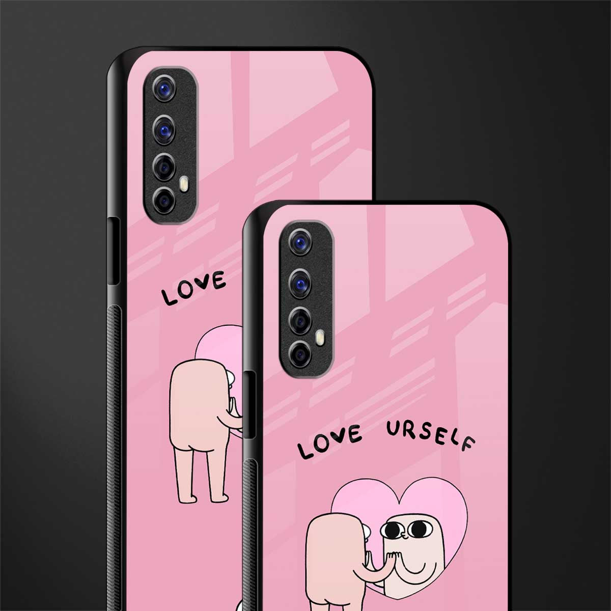 self love glass case for realme 7 image-2