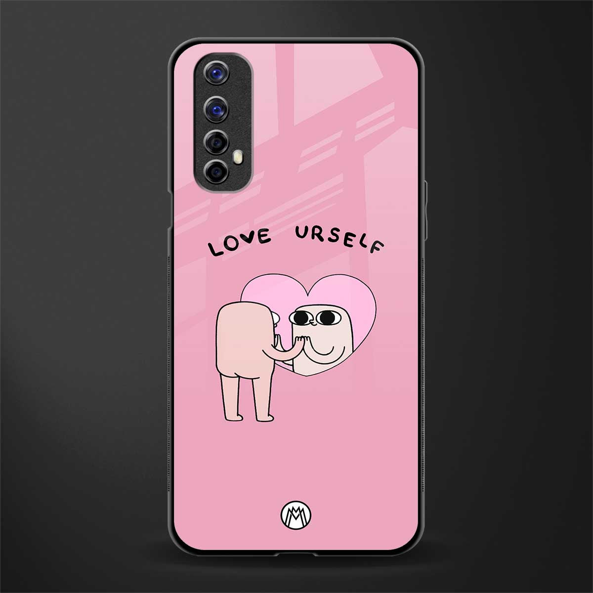 self love glass case for realme 7 image