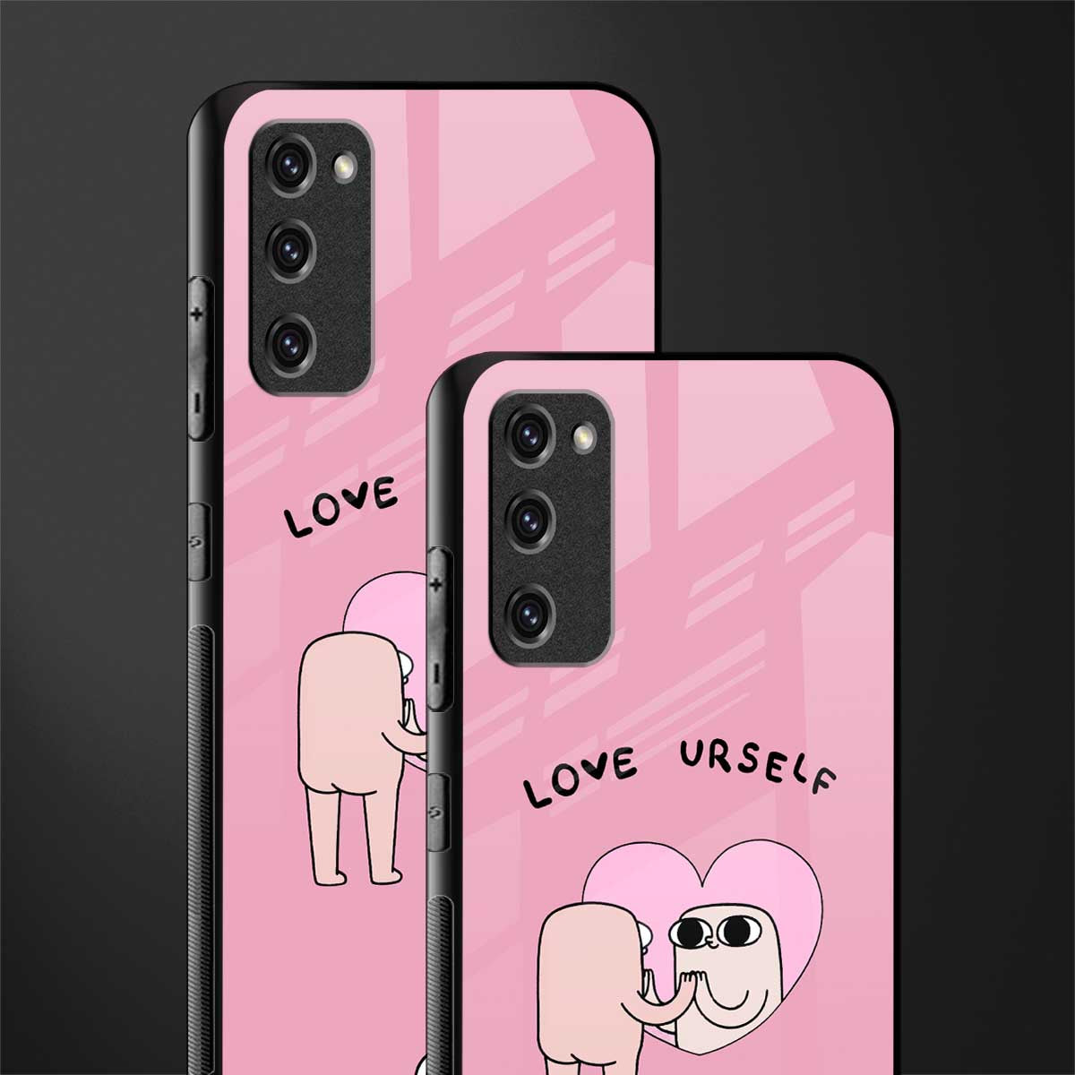 self love glass case for samsung galaxy s20 fe image-2