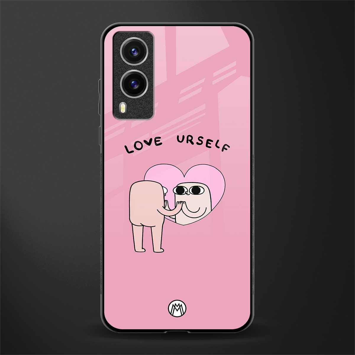 self love glass case for vivo v21e 5g image