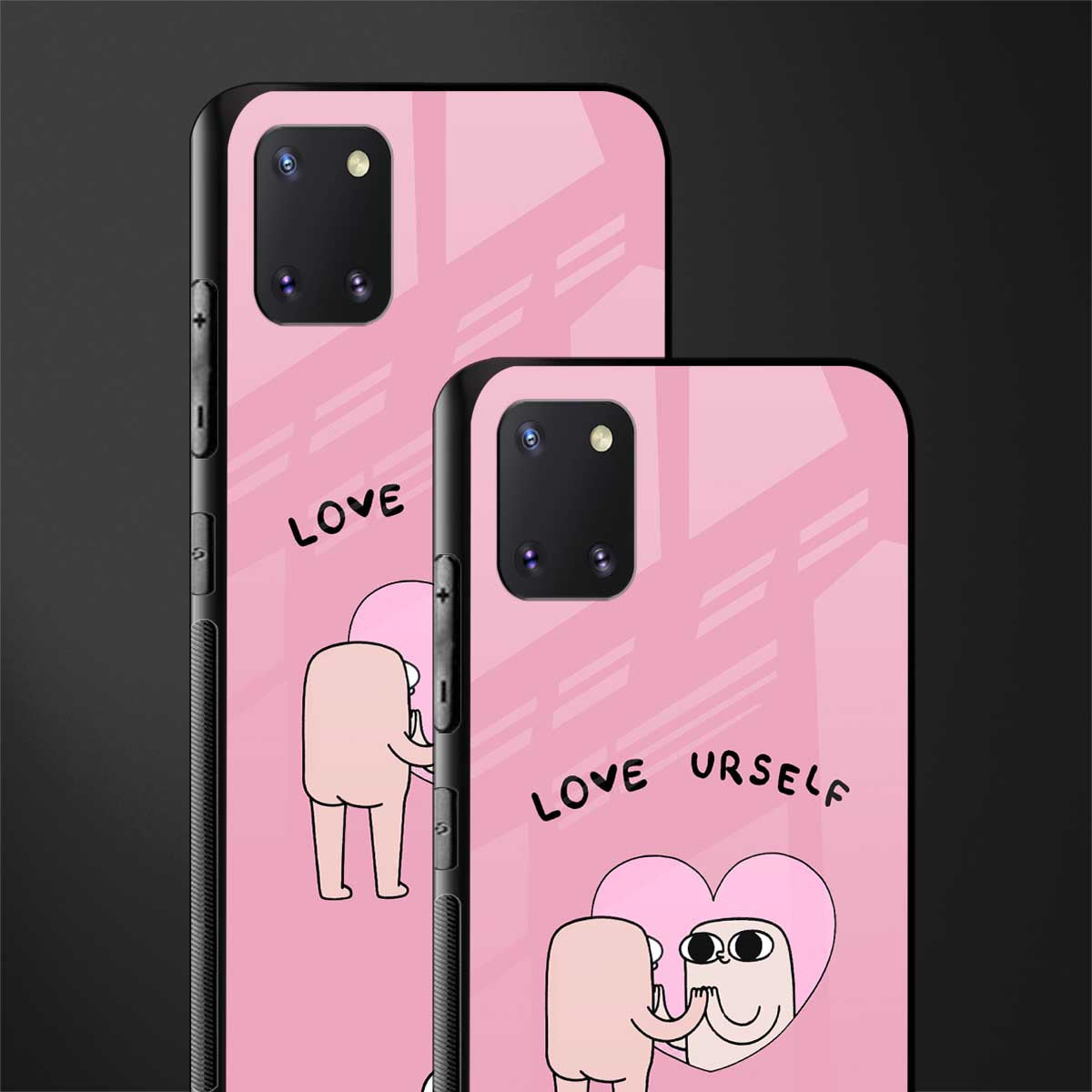 self love glass case for samsung a81 image-2