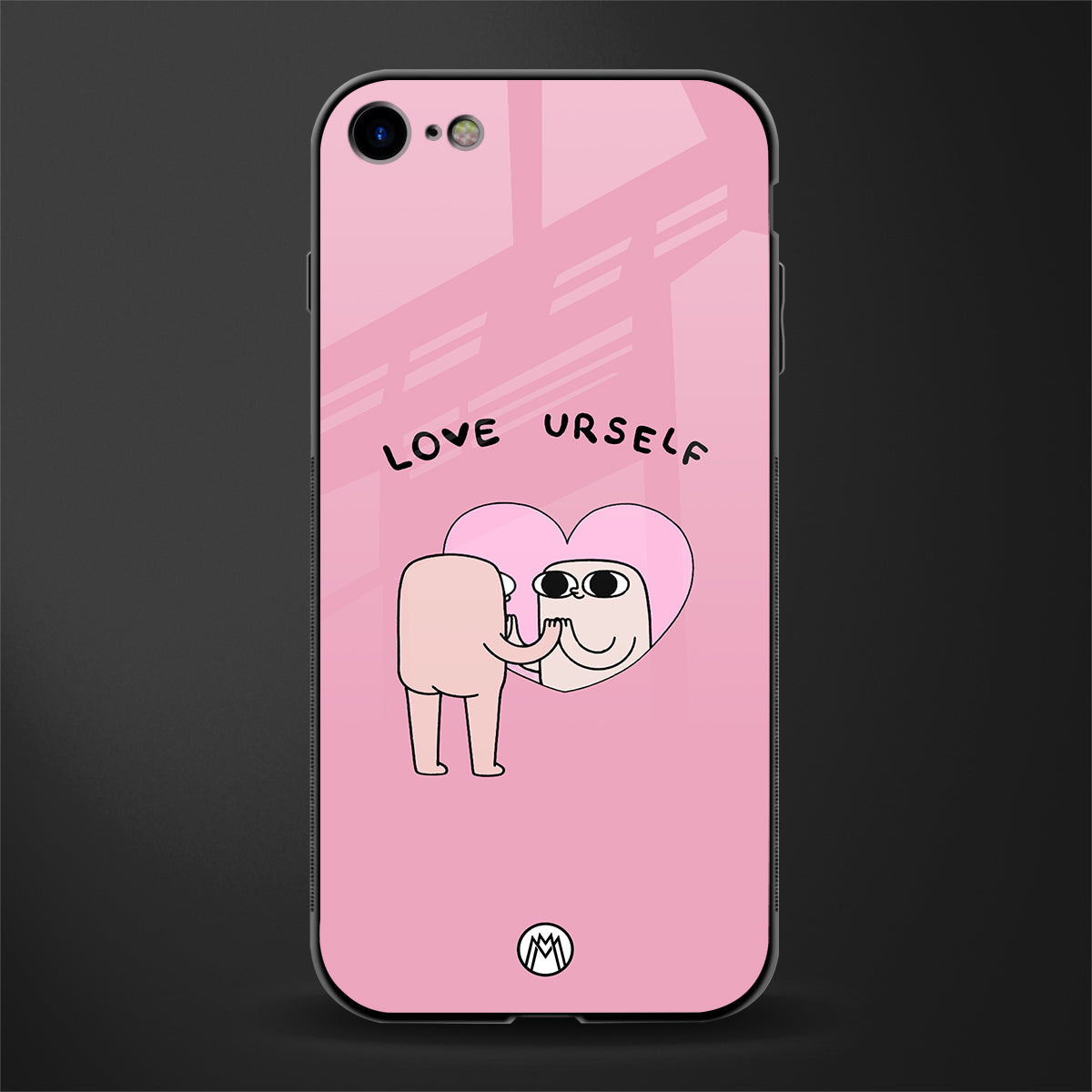 self love glass case for iphone se 2020 image