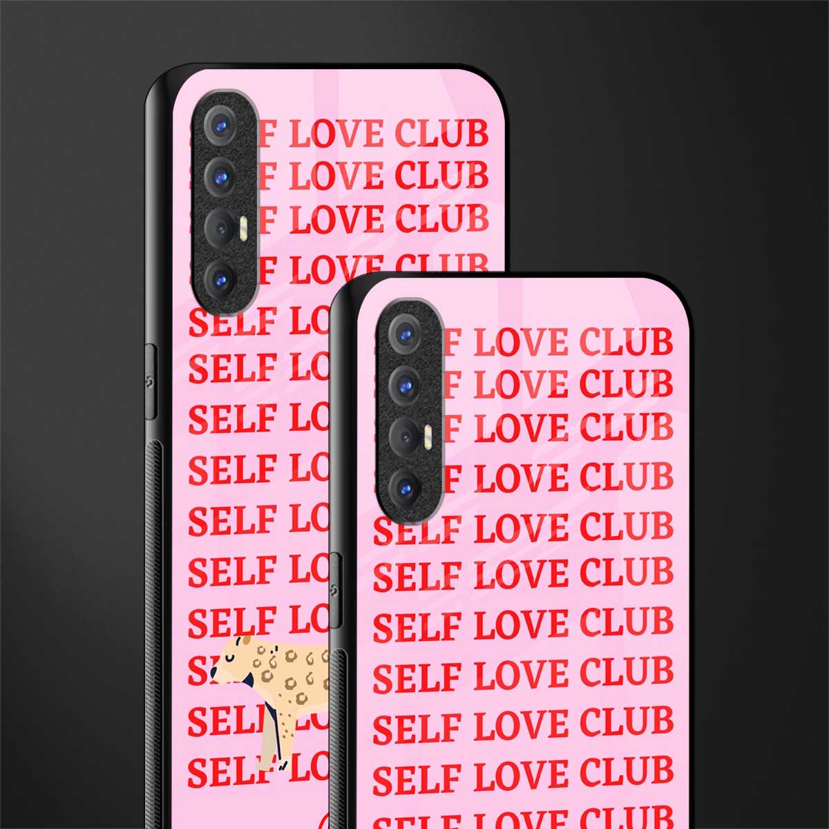 self love club glass case for oppo reno 3 pro image-2