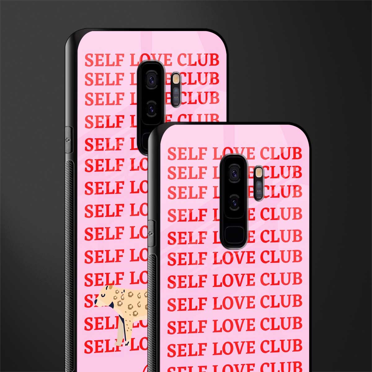self love club glass case for samsung galaxy s9 plus image-2