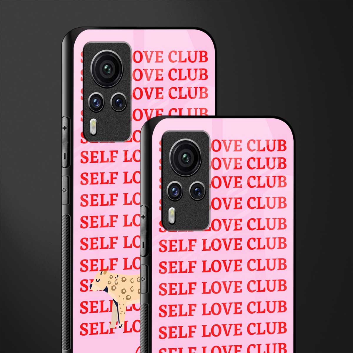 self love club glass case for vivo x60 pro image-2