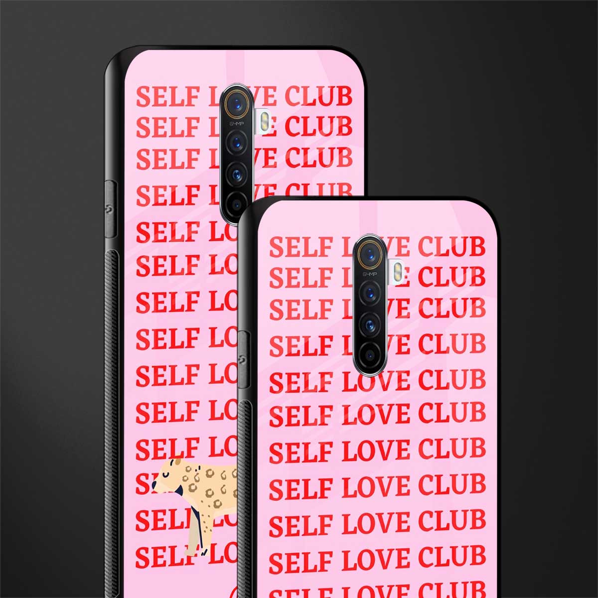 self love club glass case for realme x2 pro image-2