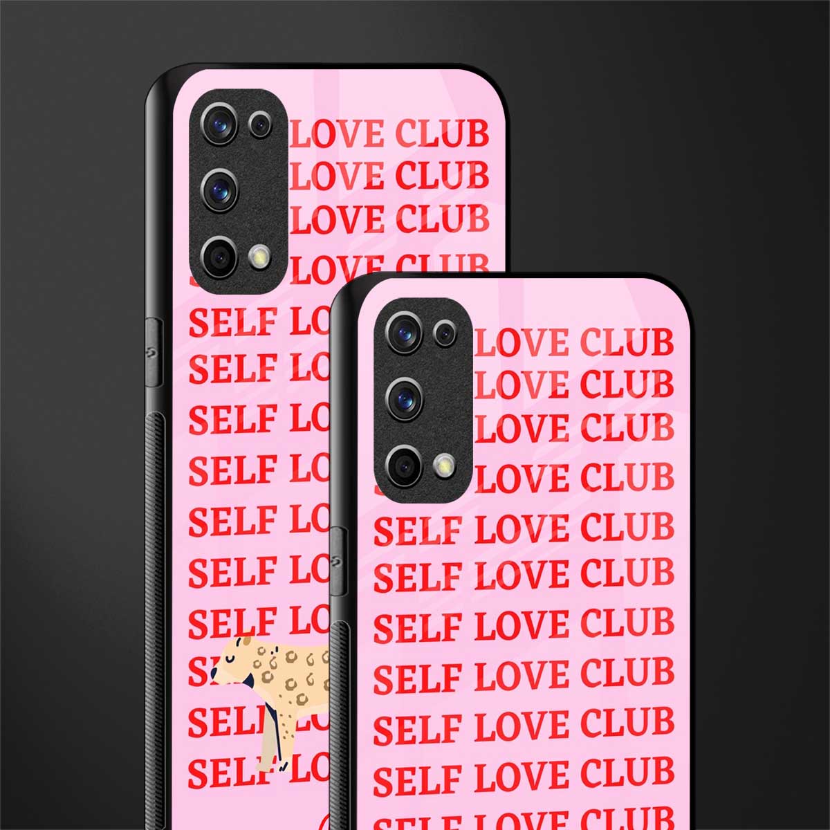self love club glass case for realme x7 pro image-2