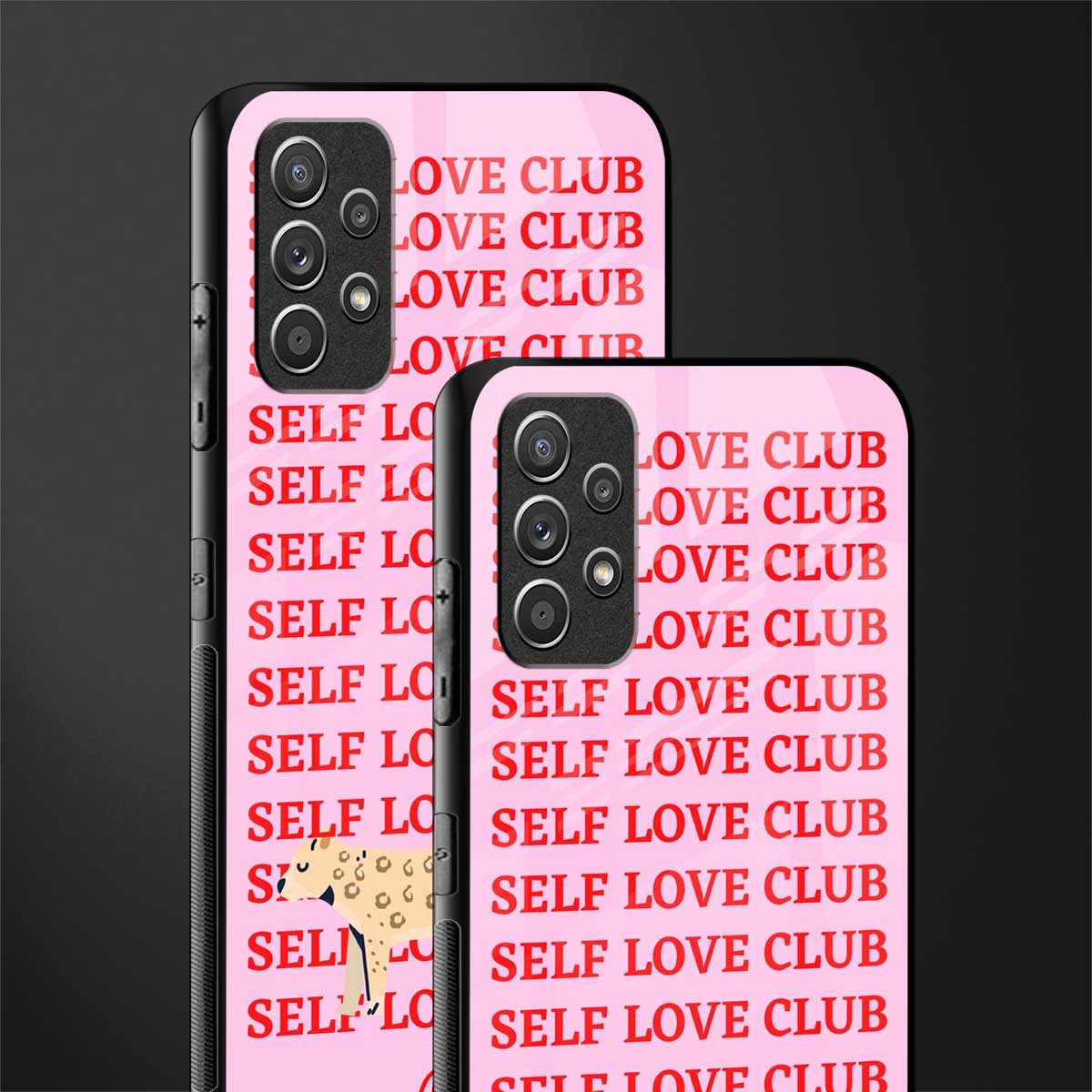 self love club glass case for samsung galaxy a32 4g image-2
