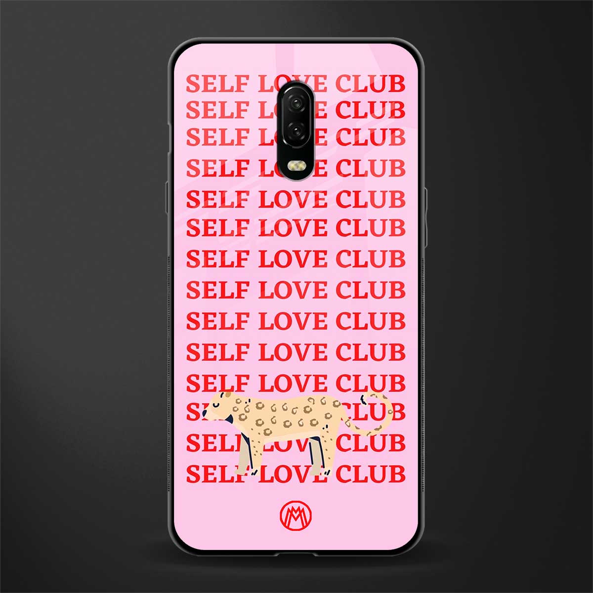 self love club glass case for oneplus 6t image
