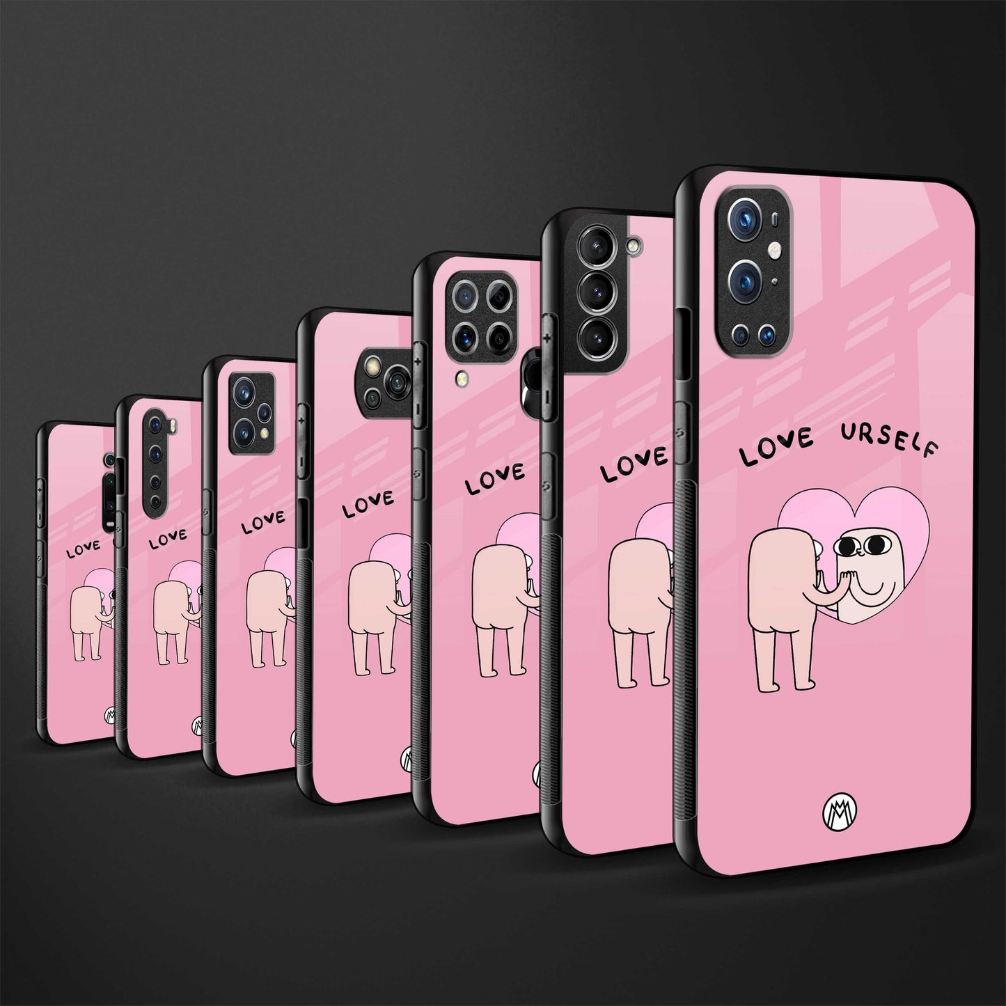 self love glass case for oppo reno 3 pro image-3