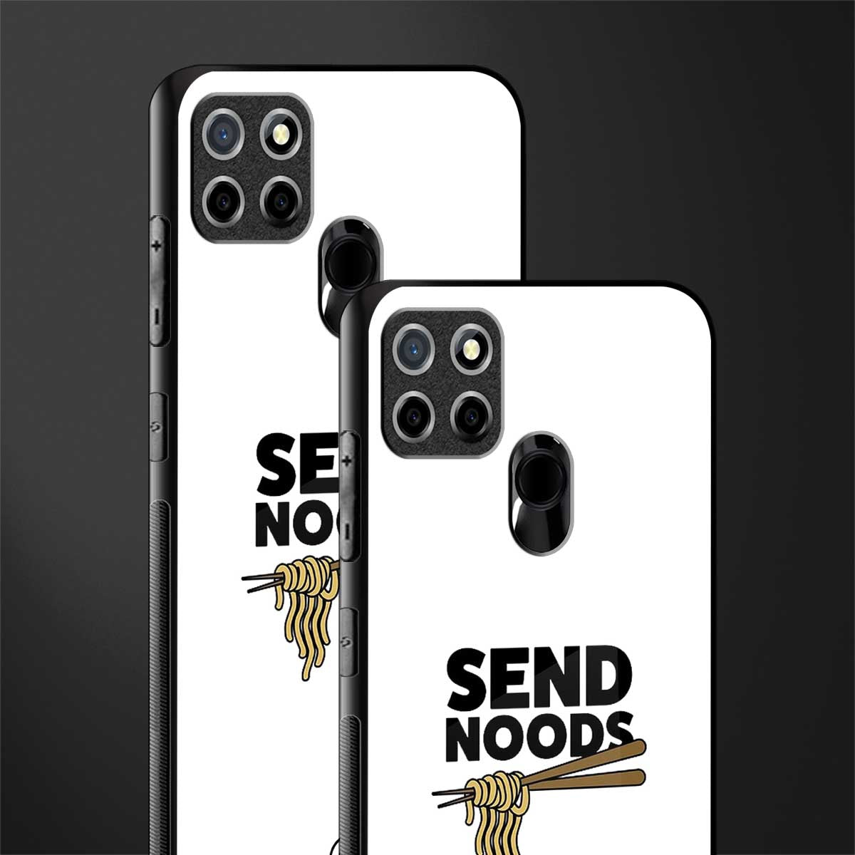 send noods glass case for realme narzo 30a image-2